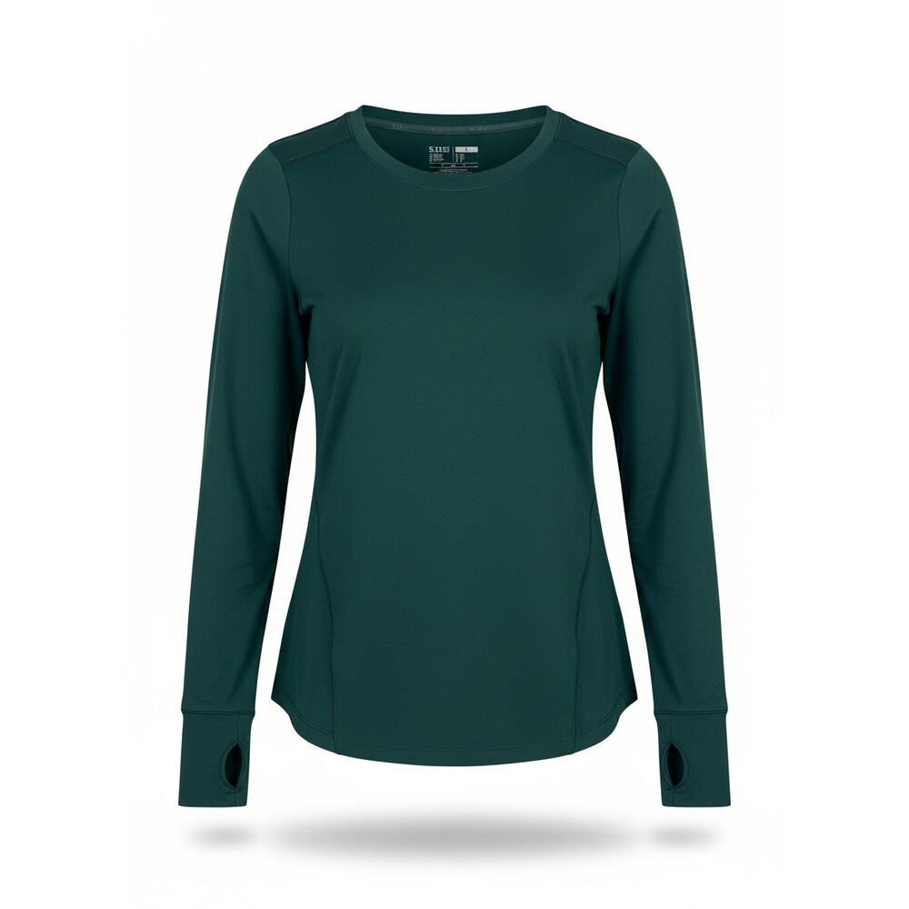 5.11 Tactical Womens L Athleisure Outdoors Tactical Performance Thumbhole Top